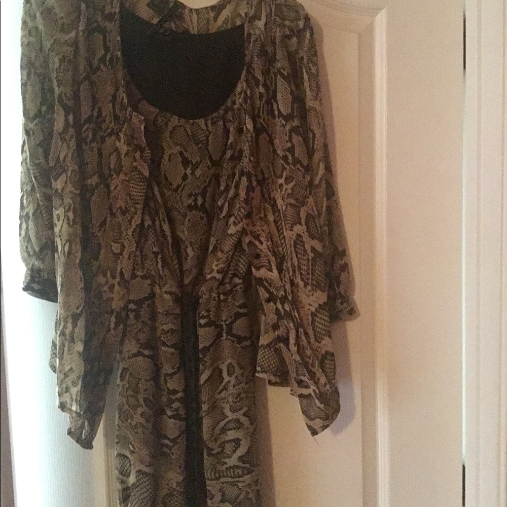 Classy snake skin dress